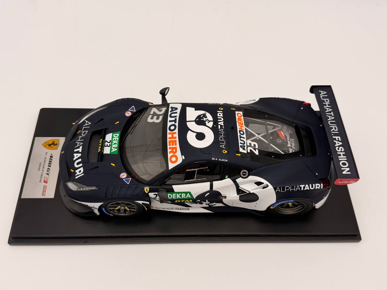 Ferrari 488 GT3 Race - AlphaTauri AF Corse #23 DTM 2021 / LOOKSMART MODELES 1/18