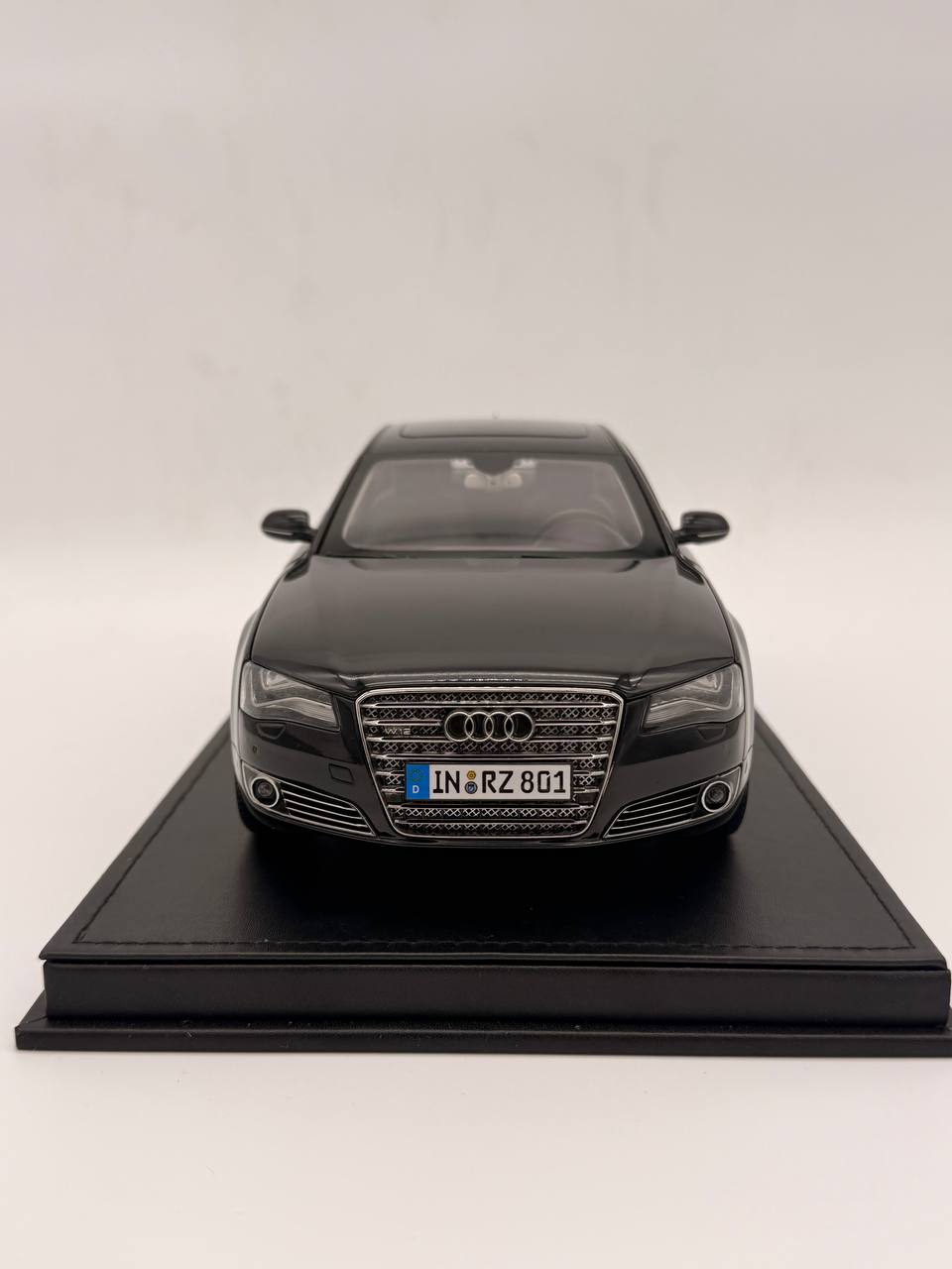 Audi A8 L W12 1:18 Diecast Model – Phantom Black | Official Licensed