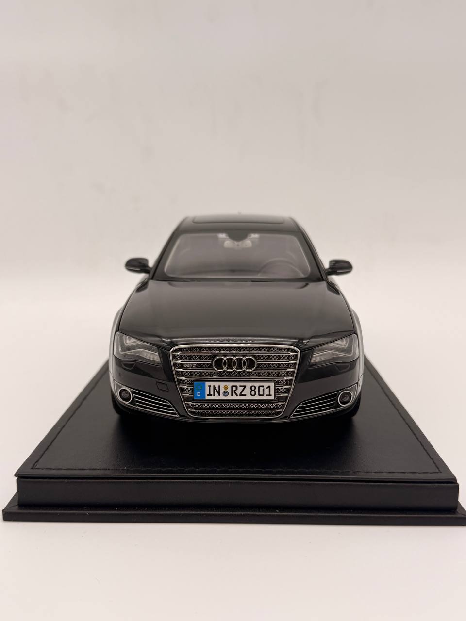 Audi A8 L W12 1:18 Diecast Model – Phantom Black | Official Licensed