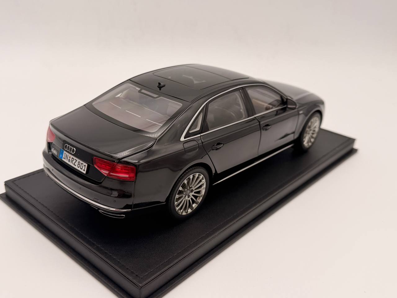 Audi A8 L W12 1:18 Diecast Model – Phantom Black | Official Licensed