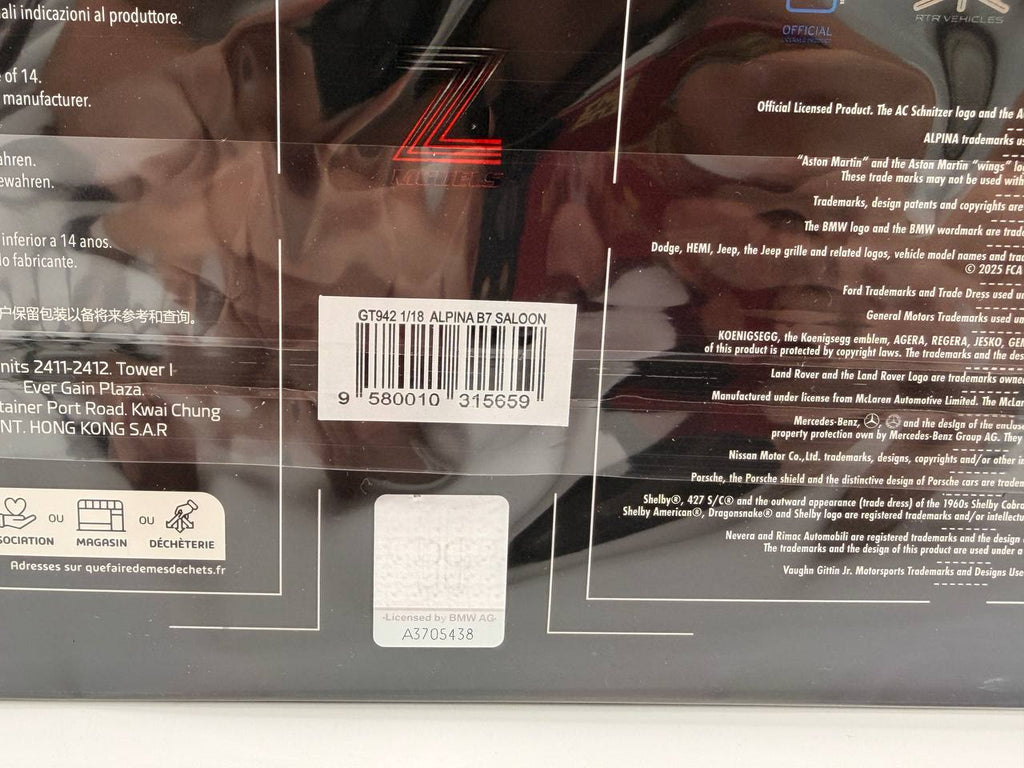 1:18 BMW ALPINA B7  - 7 ser - GT Spirit - GT942  - Limited Edition
