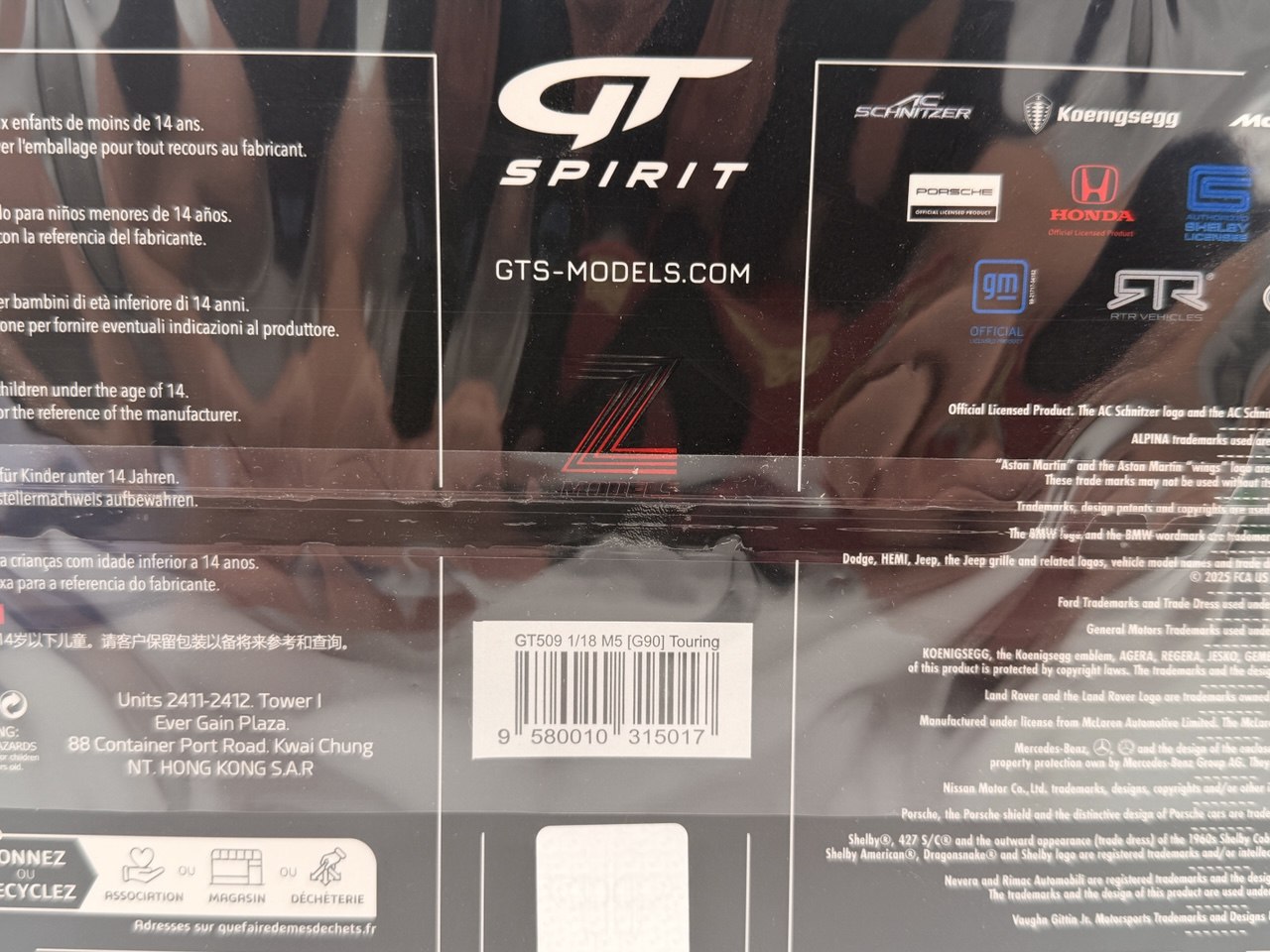 BMW M5 Touring G99  "Greenmetallic"  GT-Spirit GT509 Neu, OVP  1:18