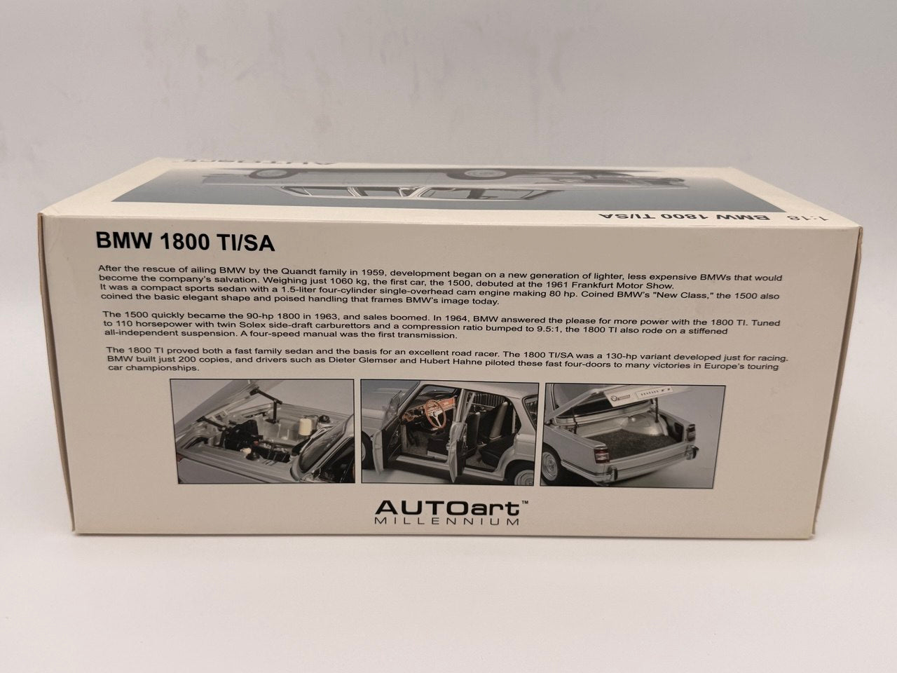 1:18 BMW 1800 TI/SA AUTOart™ MILLENNIUM