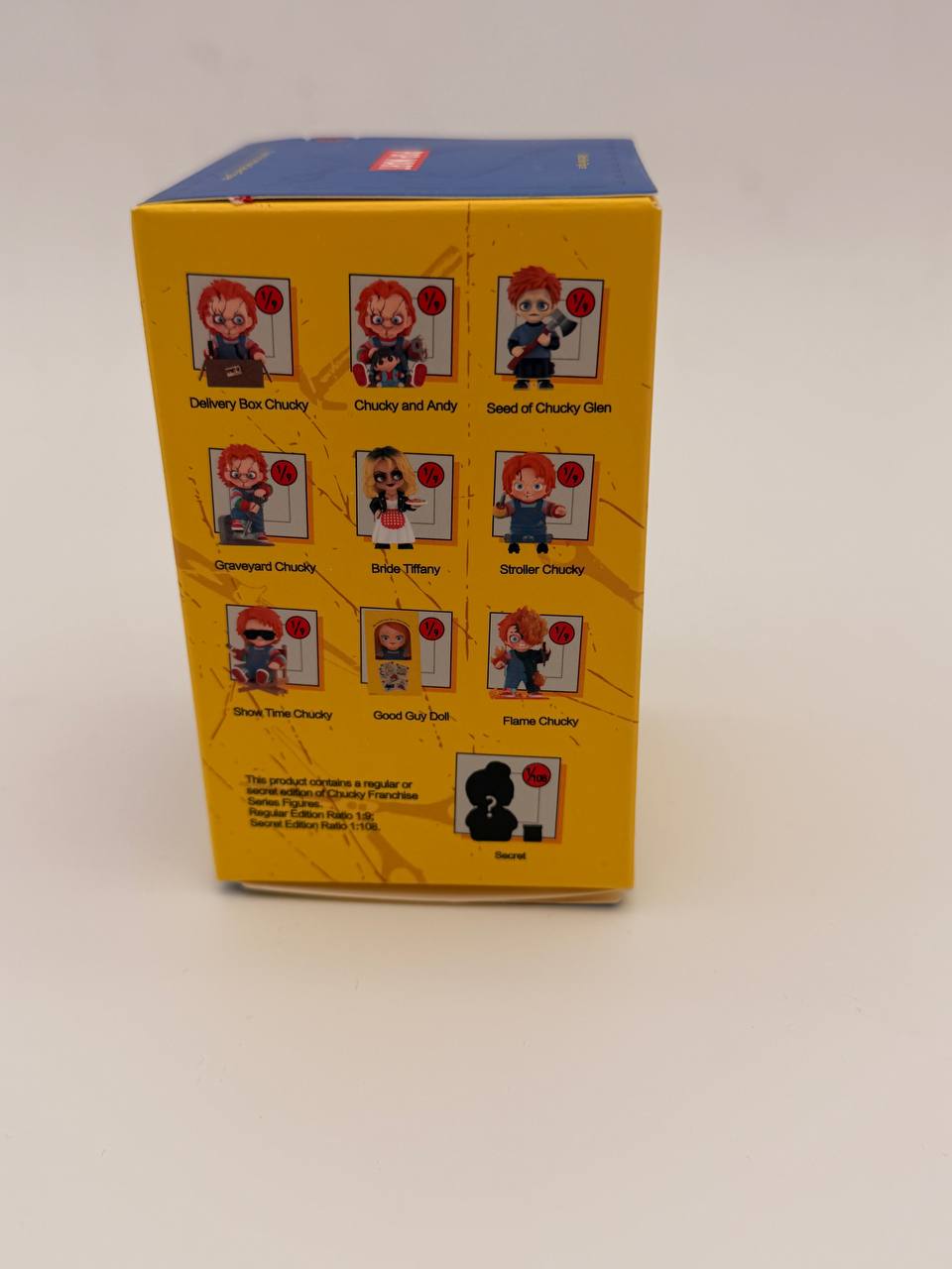 CONFIRMED POPMART CHUCKY FRANCHISE SERIES DELIVERY BOX CHUCKY(Unboxed)
