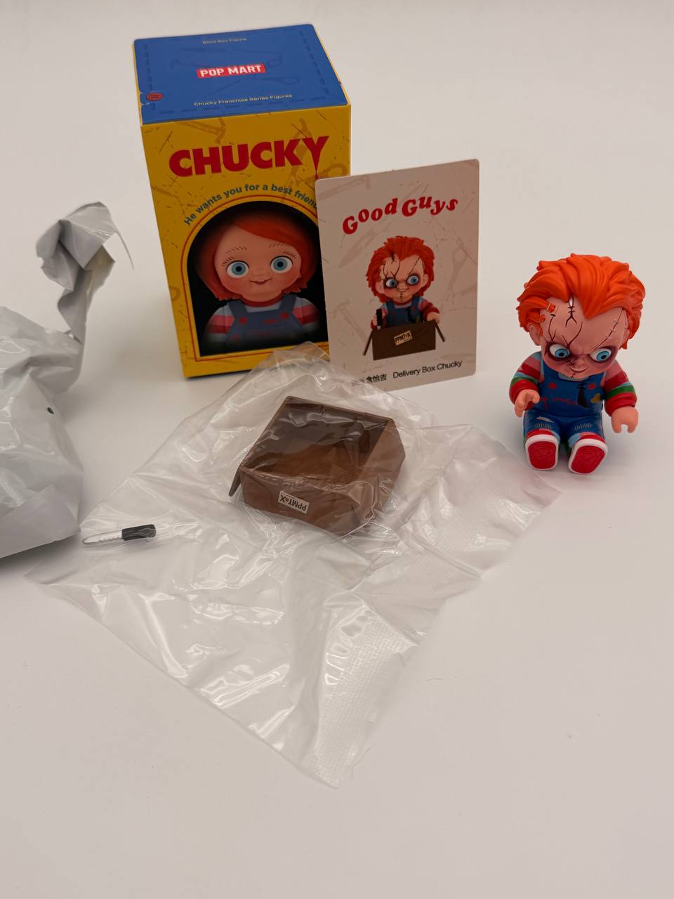 CONFIRMED POPMART CHUCKY FRANCHISE SERIES DELIVERY BOX CHUCKY(Unboxed)