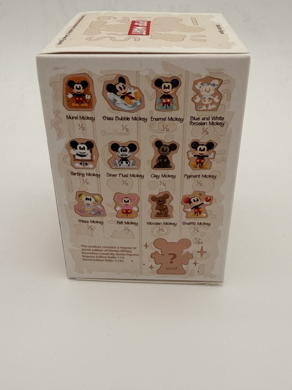 Pop Mart Disney Mickey Boundless Creativity Series Clay Mickey Figure