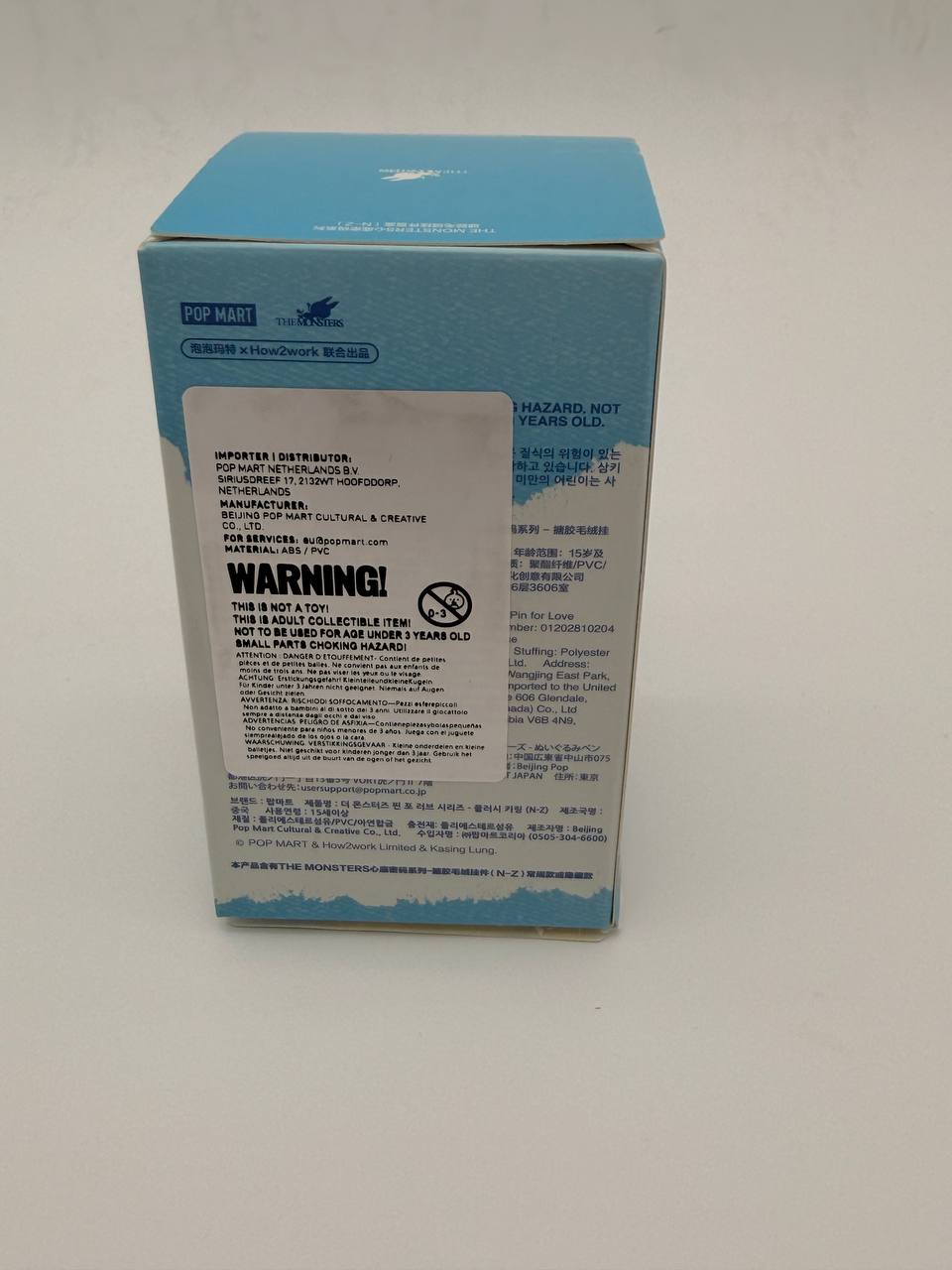 POP MART Labubu The Monsters Pin For Love Series Mini Vinyl Plush Doll Pendant W