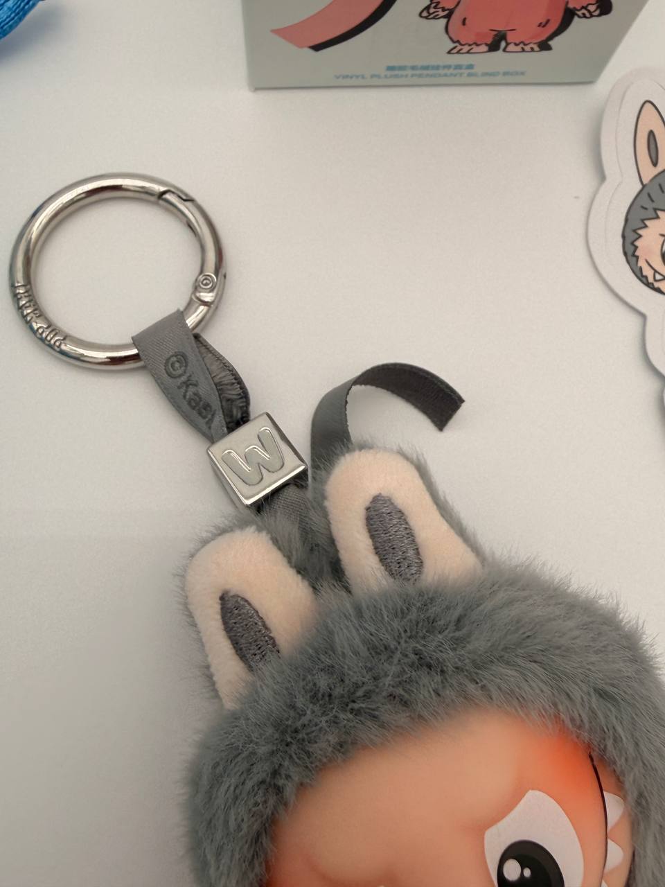 POP MART Labubu The Monsters Pin For Love Series Mini Vinyl Plush Doll Pendant W