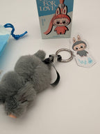 POP MART Labubu The Monsters Pin For Love Series Mini Vinyl Plush Doll Pendant W