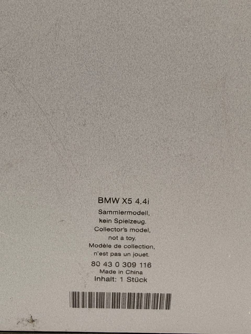 KYOSHO BMW E53 X5 4.4i SUV -SILVER METALLIC 1:18- GOOD IN DEALER BOX