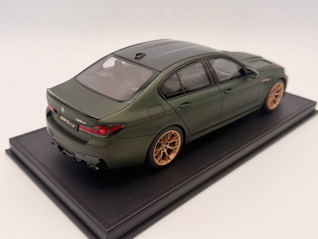 GT Spirit 1:18 GT372 BMW M5 CS F90 matt green metallic
