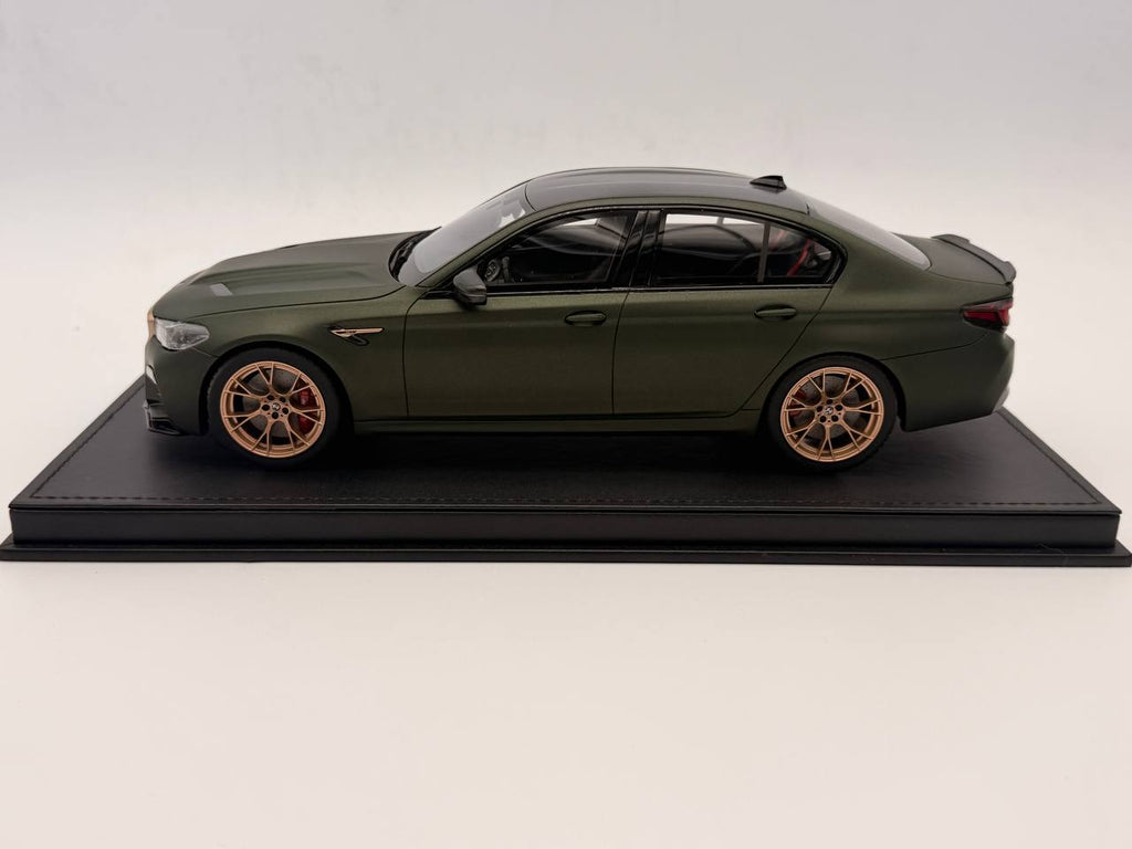 GT Spirit 1:18 GT372 BMW M5 CS F90 matt green metallic