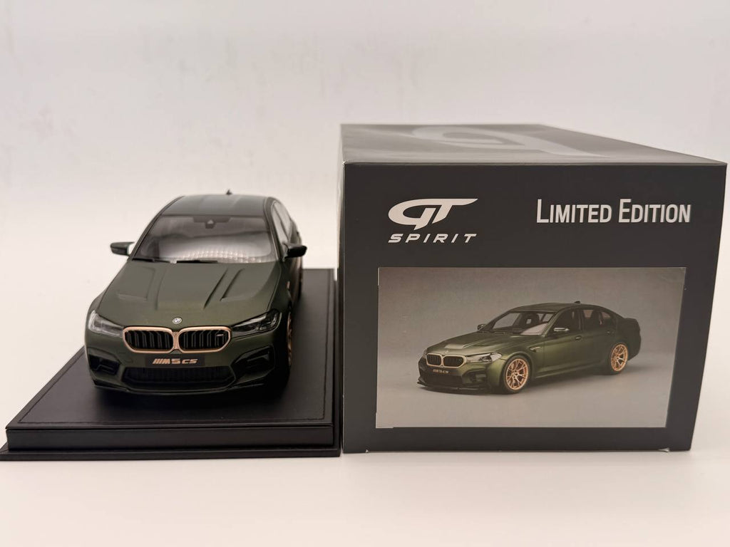 GT Spirit 1:18 GT372 BMW M5 CS F90 matt green metallic