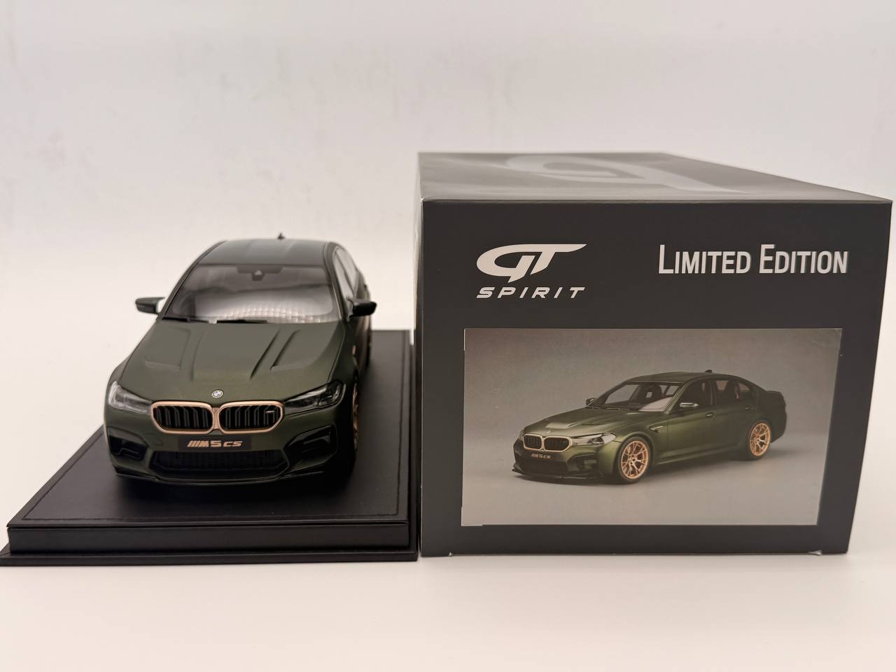GT Spirit 1:18 GT372 BMW M5 CS F90 matt green metallic