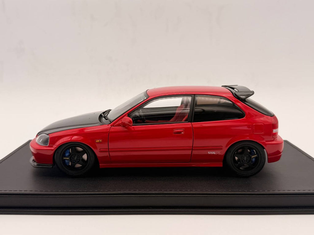 1/18 MotorHelix Honda Civic Type R ( EK9 ) RHD Red Carbon Hood Beijing Toy Fair