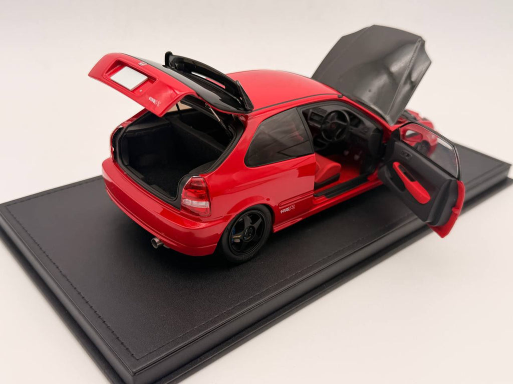 1/18 MotorHelix Honda Civic Type R ( EK9 ) RHD Red Carbon Hood Beijing Toy Fair