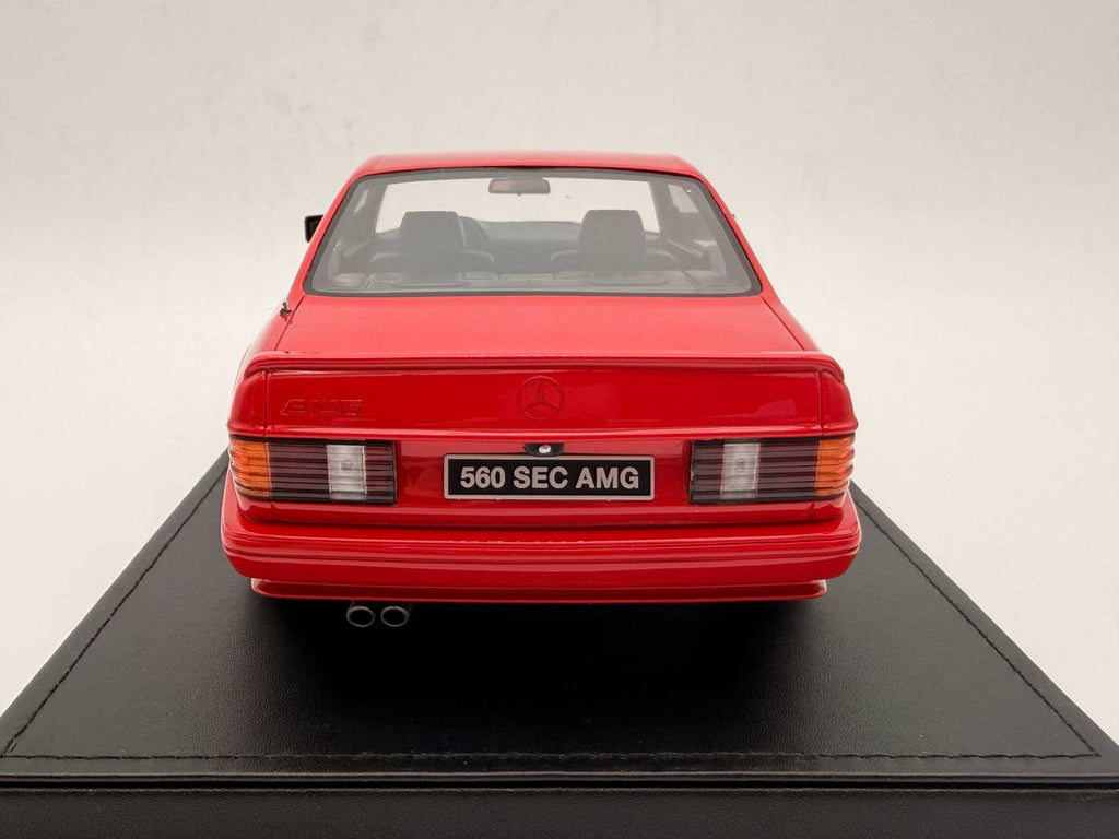 OTTO 1987 Mercedes 560 SEC AMG (W126) Signal Red 1:18 OT995