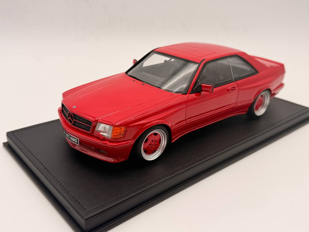 OTTO 1987 Mercedes 560 SEC AMG (W126) Signal Red 1:18 OT995