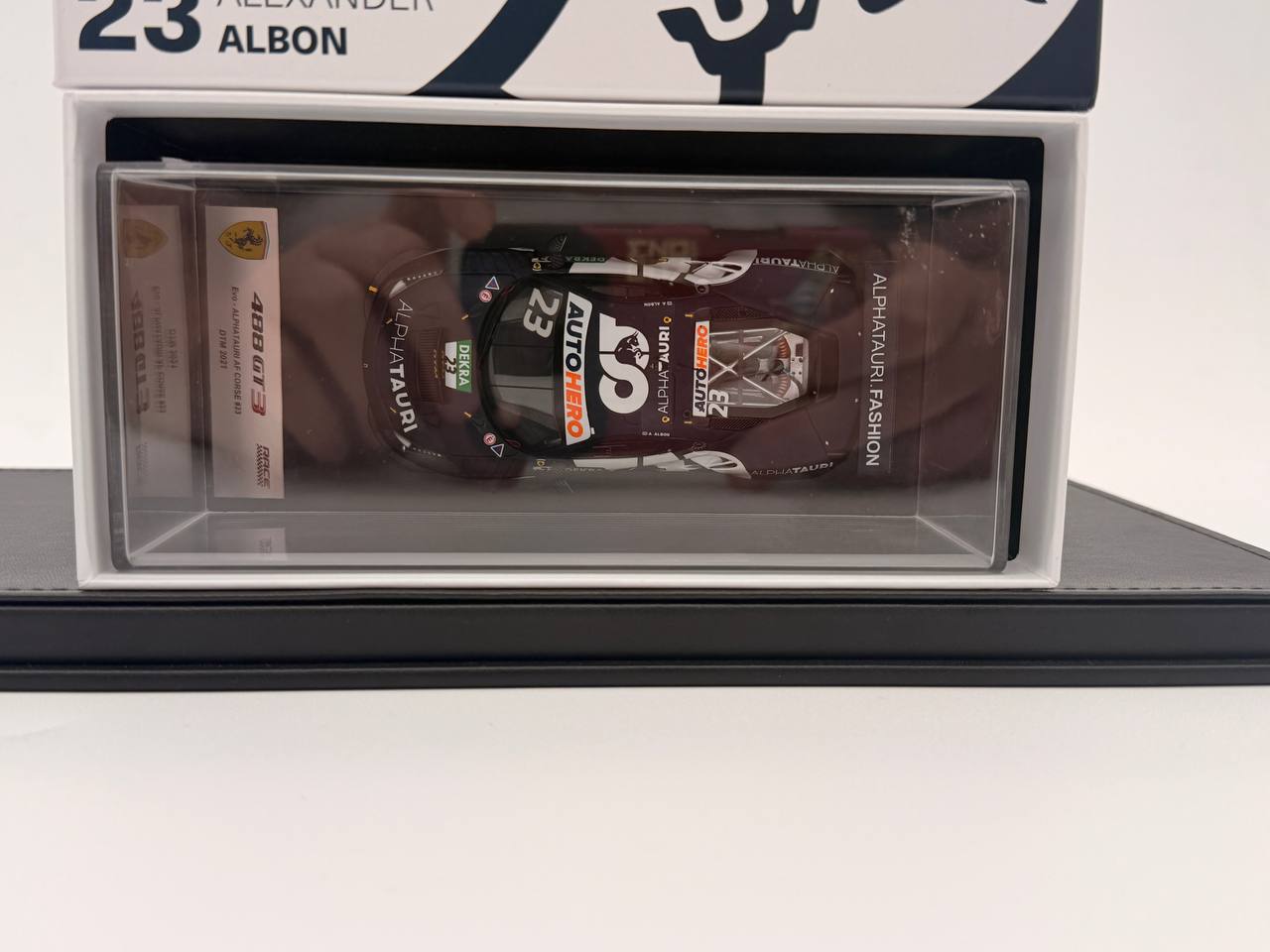 Looksmart 1/43 Ferrari 488 GT3 EVO #23 AlphaTauri AF Corse 2021 DTM 6th Place A.