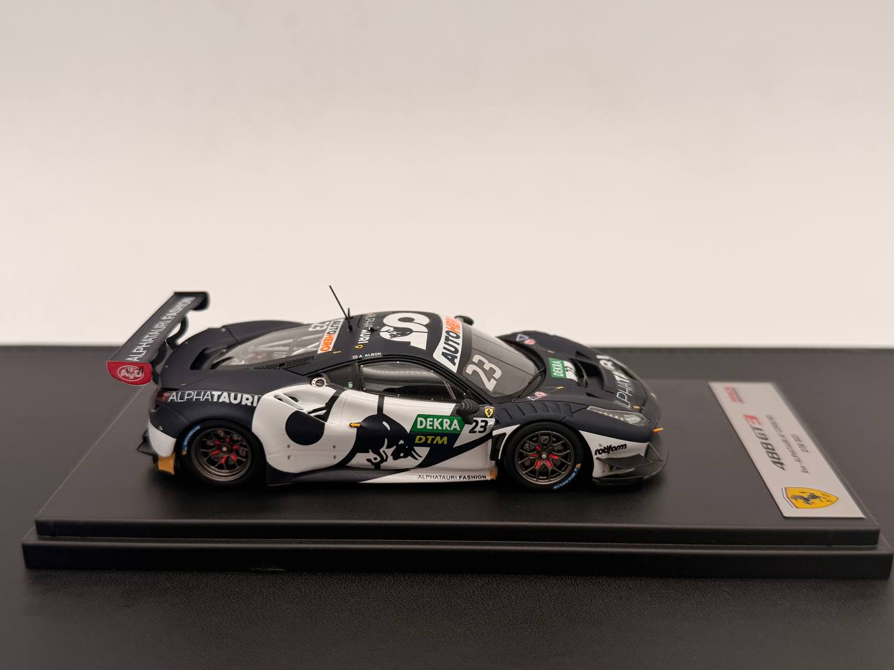 Looksmart 1/43 Ferrari 488 GT3 EVO #23 AlphaTauri AF Corse 2021 DTM 6th Place A.