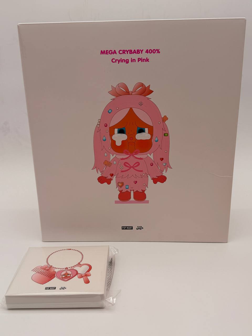 POP MART MEGA Crybaby 400% Crying in Pink Limited Edition
