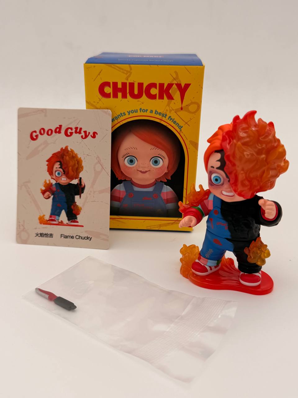 Pop Mart Chucky Franchise Series Flame Chucky Figure
