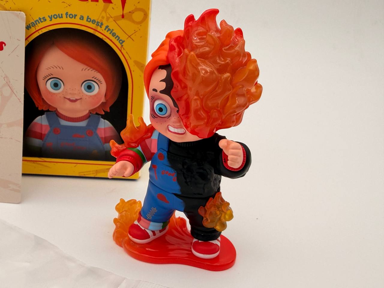 Pop Mart Chucky Franchise Series Flame Chucky Figure