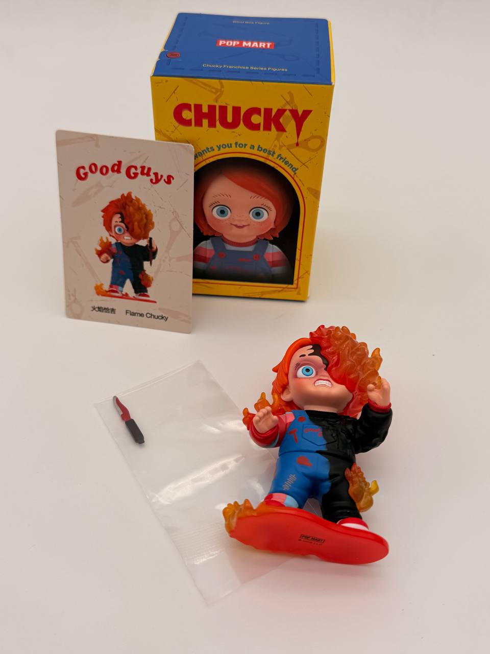 Pop Mart Chucky Franchise Series Flame Chucky Figure