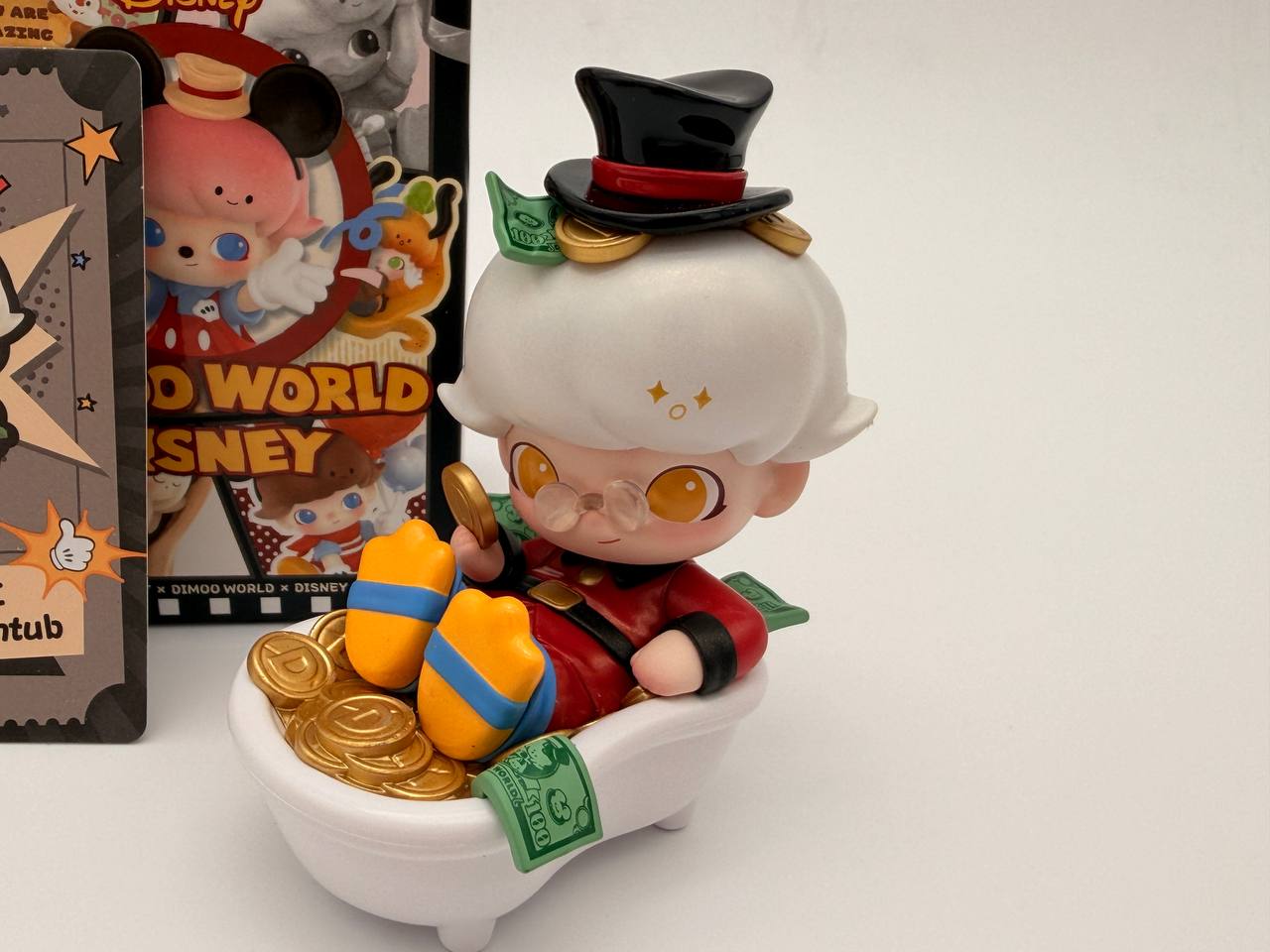 Pop Mart Disney Dimoo World Mini Figure Scrooge's Bathtub
