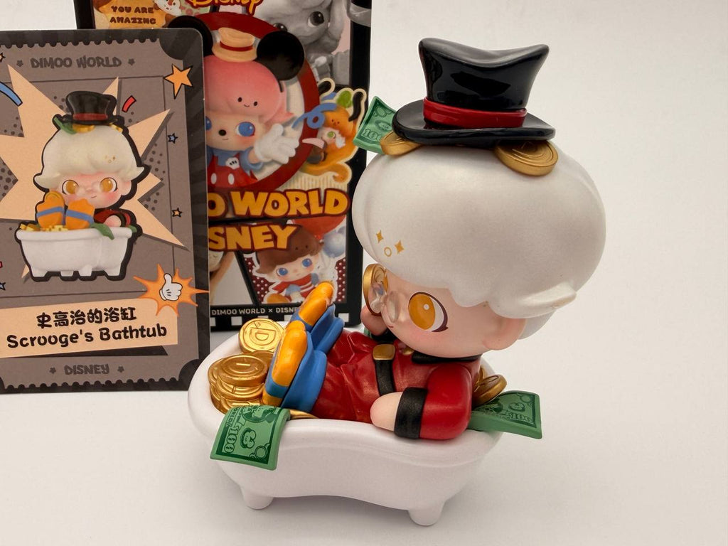 Pop Mart Disney Dimoo World Mini Figure Scrooge's Bathtub