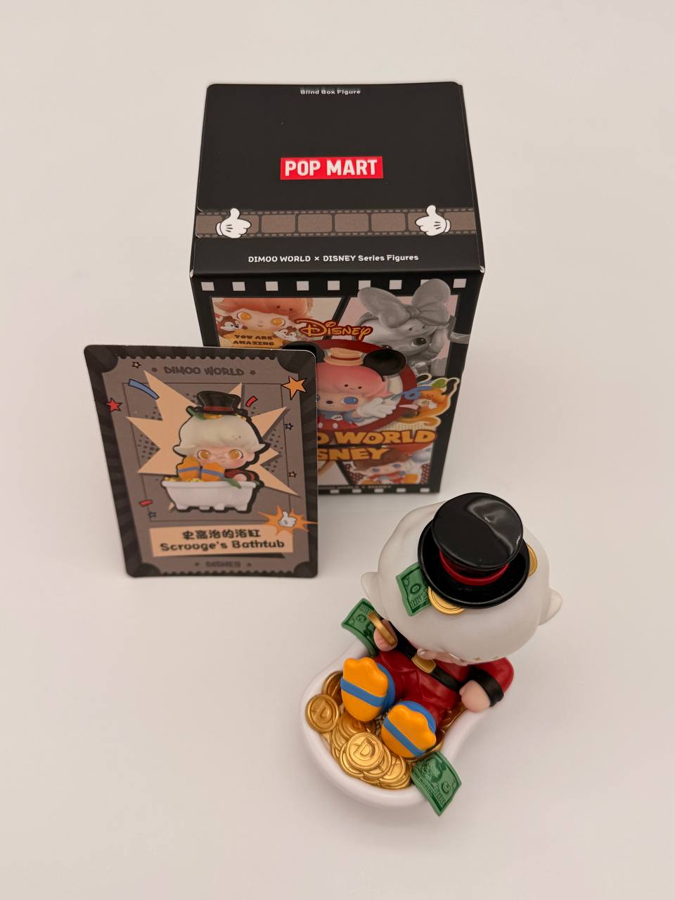 Pop Mart Disney Dimoo World Mini Figure Scrooge's Bathtub