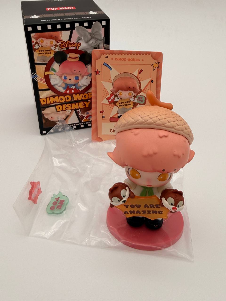 Pop Mart DIMOO World x Disney Series Chip and Dale Figure