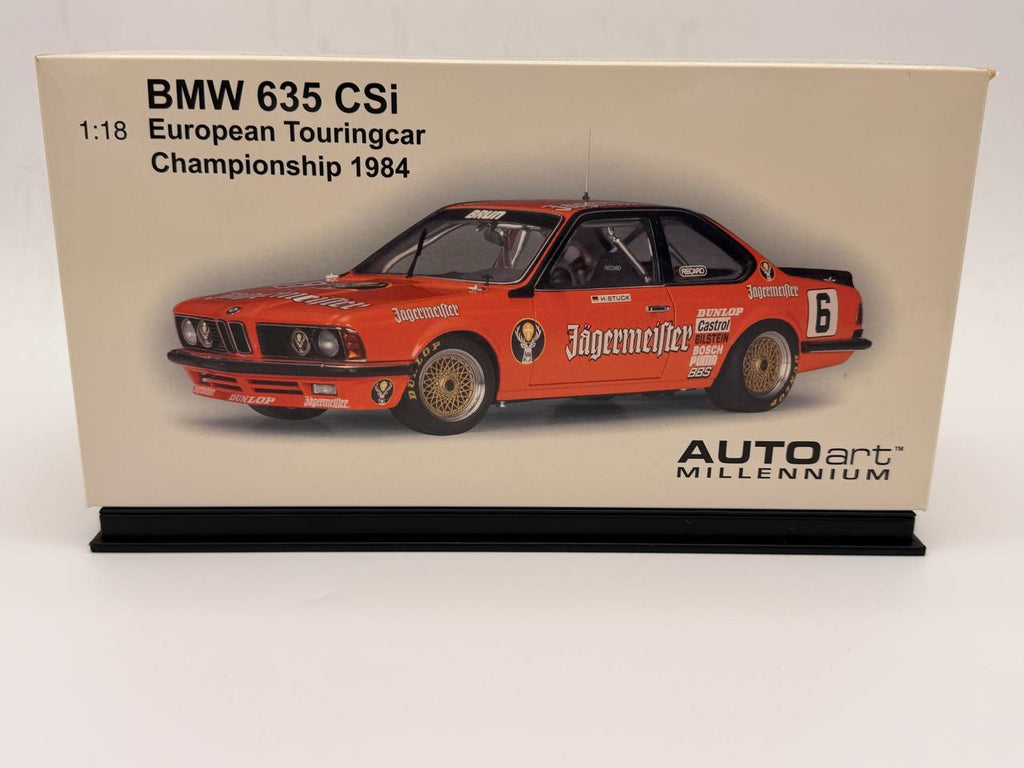 AUTOart 1/18 BMW 635CSi E24 Model Car 1984 European Touring Car Championship