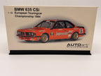 AUTOart 1/18 BMW 635CSi E24 Model Car 1984 European Touring Car Championship