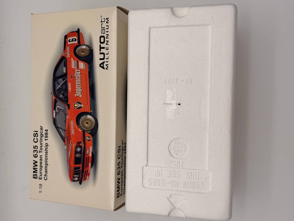 AUTOart 1/18 BMW 635CSi E24 Model Car 1984 European Touring Car Championship