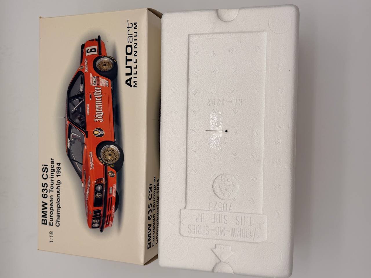 AUTOart 1/18 BMW 635CSi E24 Model Car 1984 European Touring Car Championship