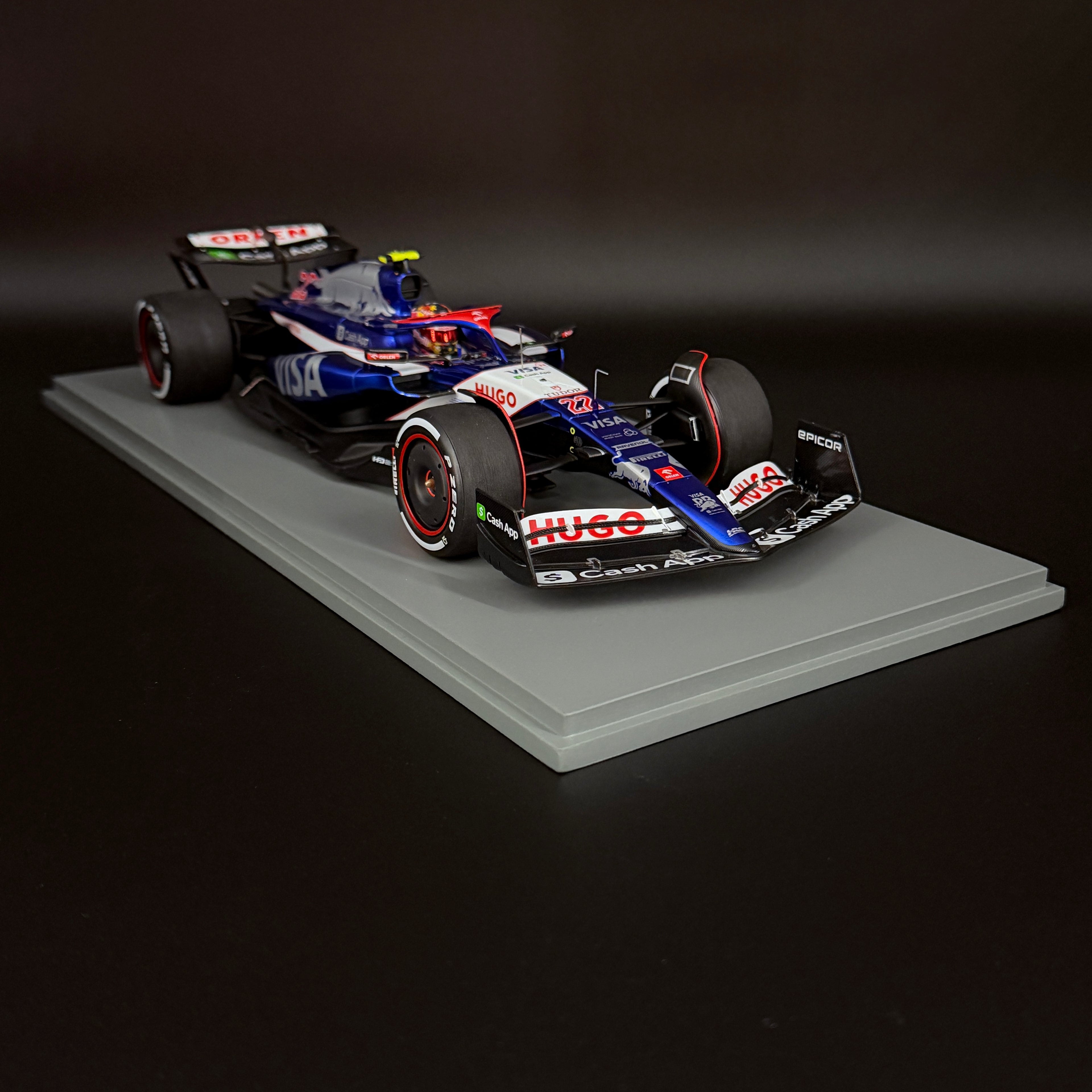 Visa Cash App RB VCARB 01 #22 – Großer Preis von Saudi-Arabien 2024 (Yuki Tsunoda) Limited Edition Maßstab 1:18