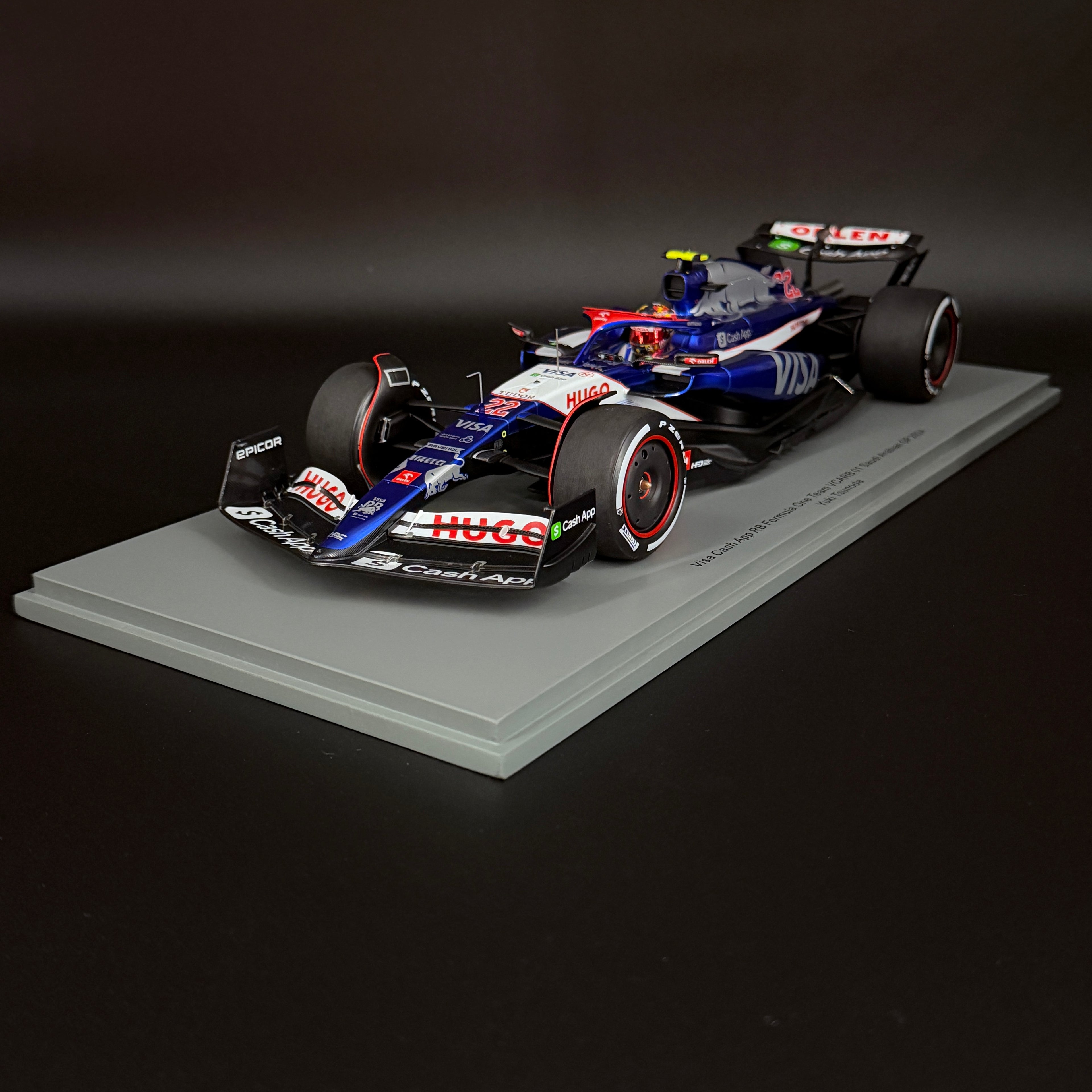 Visa Cash App RB VCARB 01 #22 – Großer Preis von Saudi-Arabien 2024 (Yuki Tsunoda) Limited Edition Maßstab 1:18