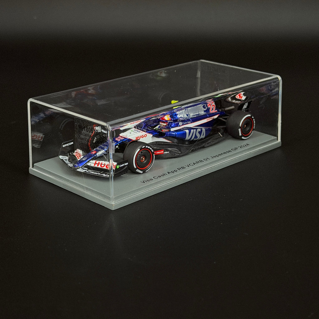 Visa Cash App RB VCARB 01 #22 – Großer Preis von Japan 2024 (Yuki Tsunoda) Limited Edition Maßstab 1:43