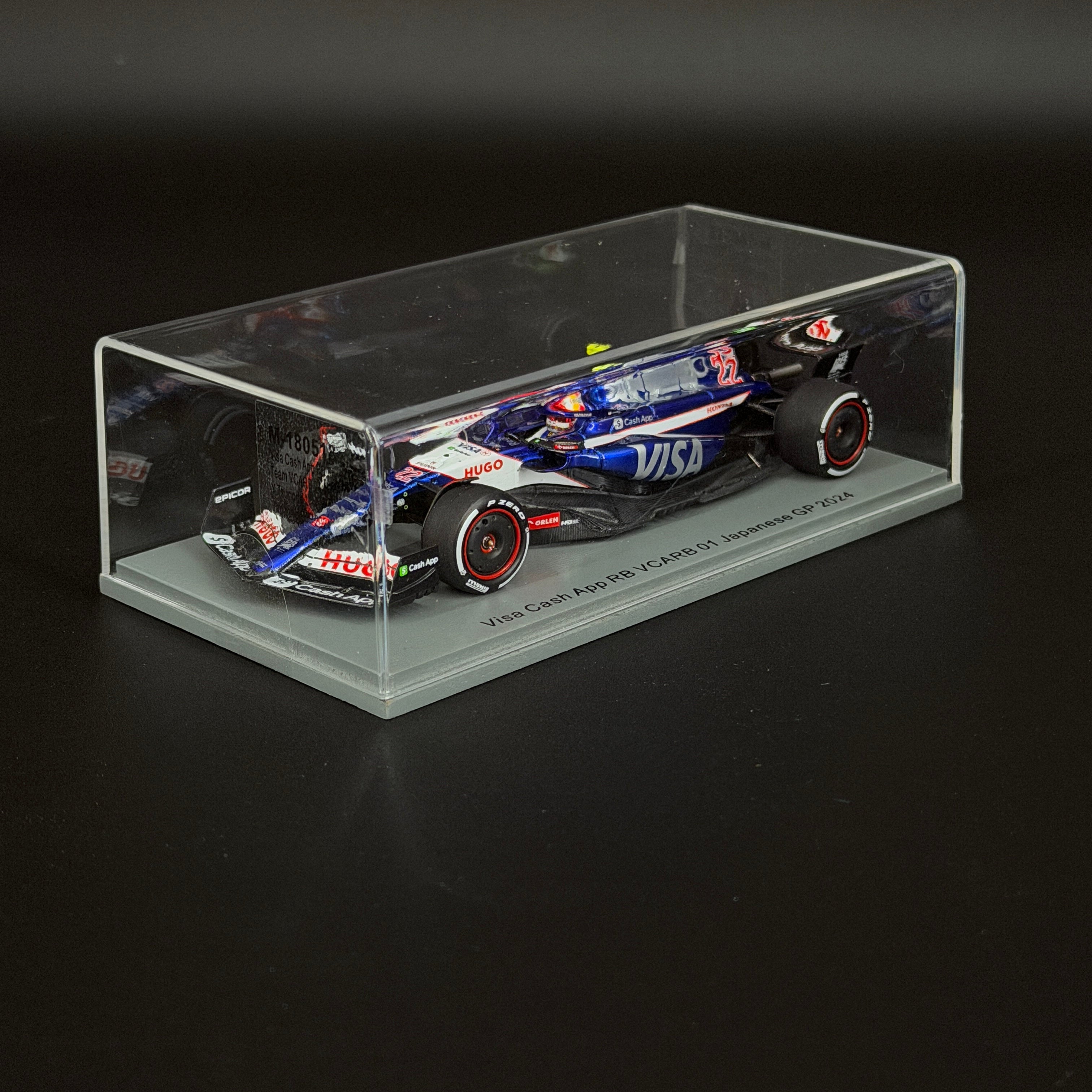Visa Cash App RB VCARB 01 #22 – Großer Preis von Japan 2024 (Yuki Tsunoda) Limited Edition Maßstab 1:43