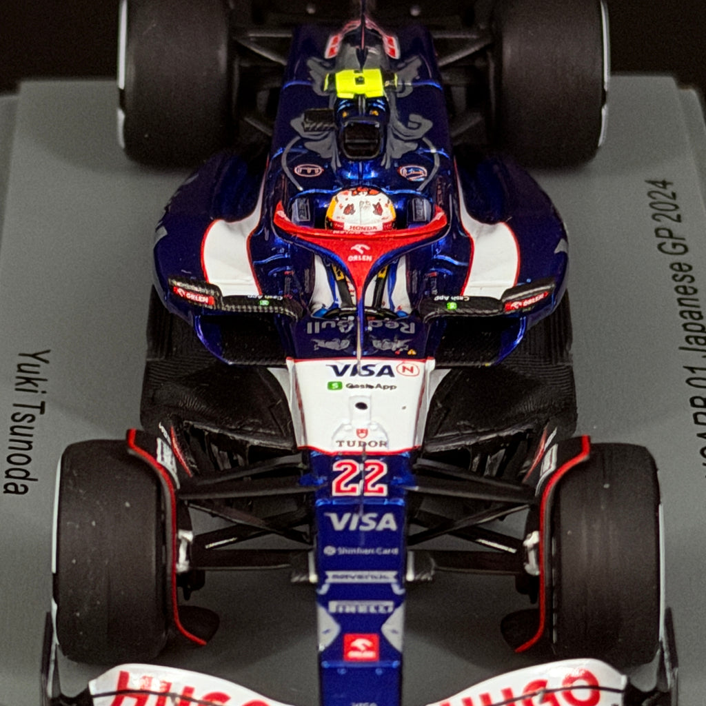 Visa Cash App RB VCARB 01 #22 – Großer Preis von Japan 2024 (Yuki Tsunoda) Limited Edition Maßstab 1:43