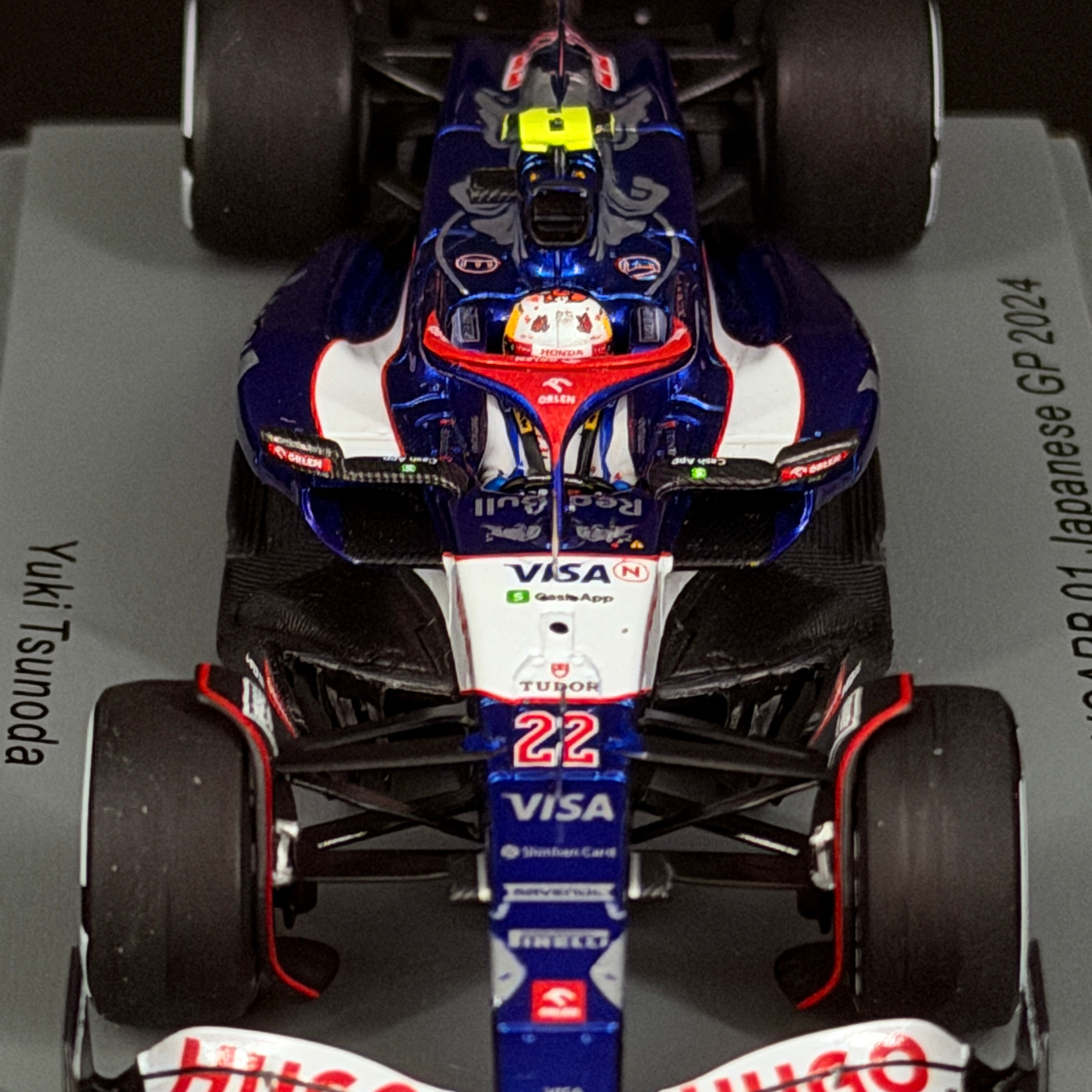 Visa Cash App RB VCARB 01 #22 – Großer Preis von Japan 2024 (Yuki Tsunoda) Limited Edition Maßstab 1:43