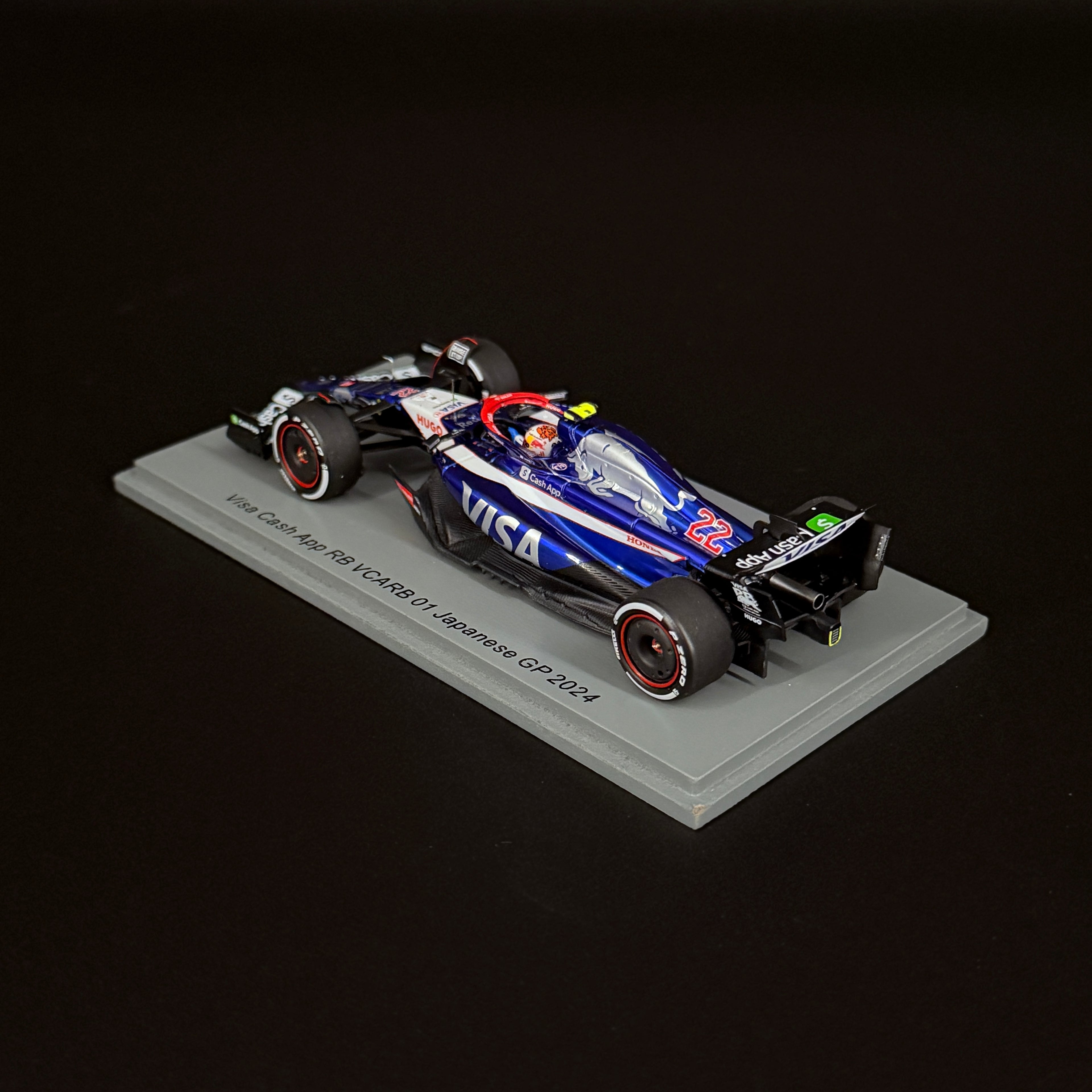 Visa Cash App RB VCARB 01 #22 – Großer Preis von Japan 2024 (Yuki Tsunoda) Limited Edition Maßstab 1:43