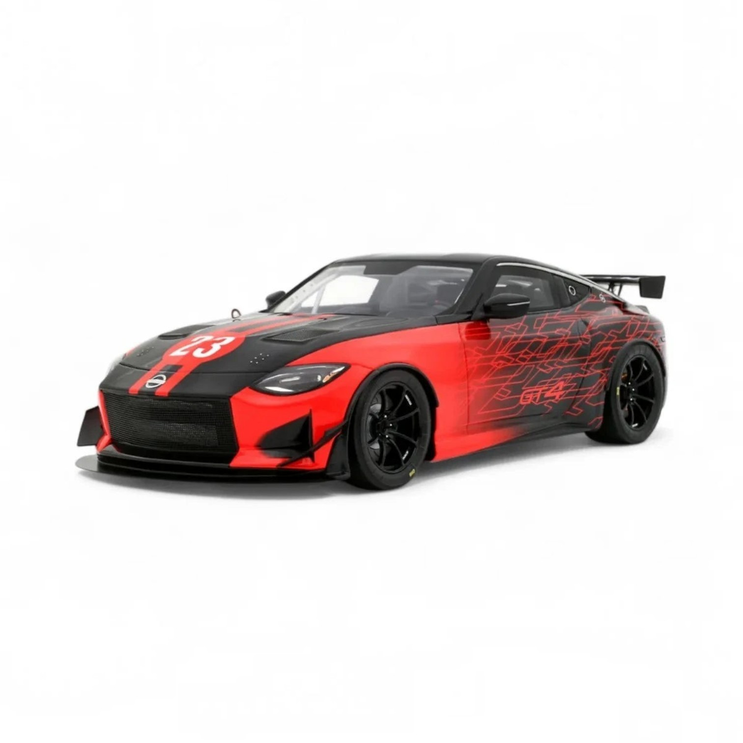 Nissan Z GT4 Coupé SEMA Show Edition 2022 – Rot / Schwarz 1:18 Maßstab von OTTOmobile