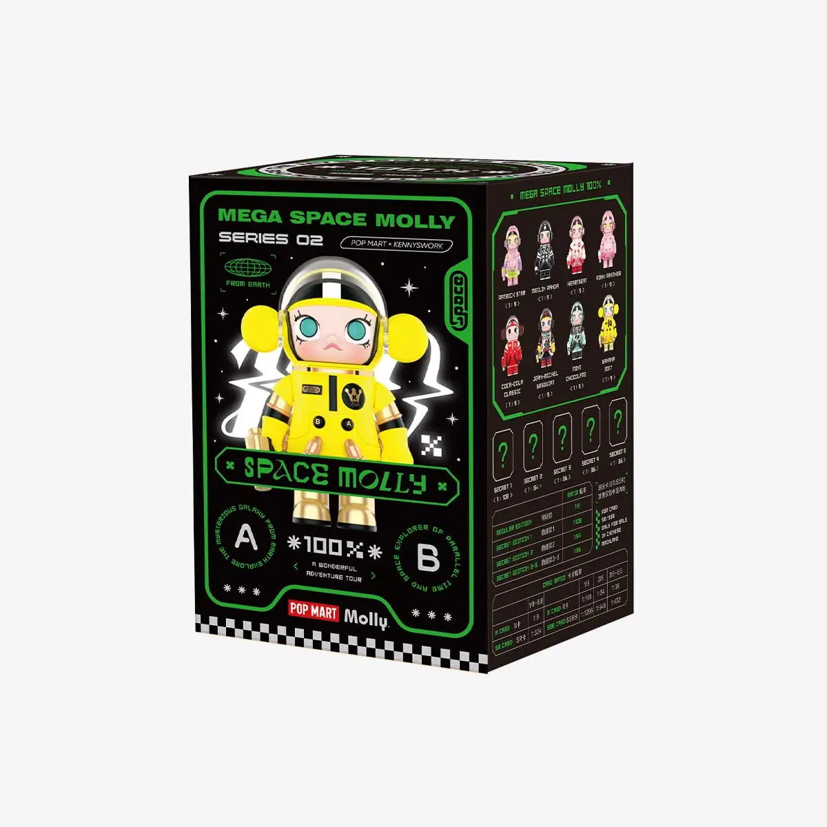 MEGA SPACE MOLLY 100% Series 2-B Mystery Figure Blind Box by POP MART