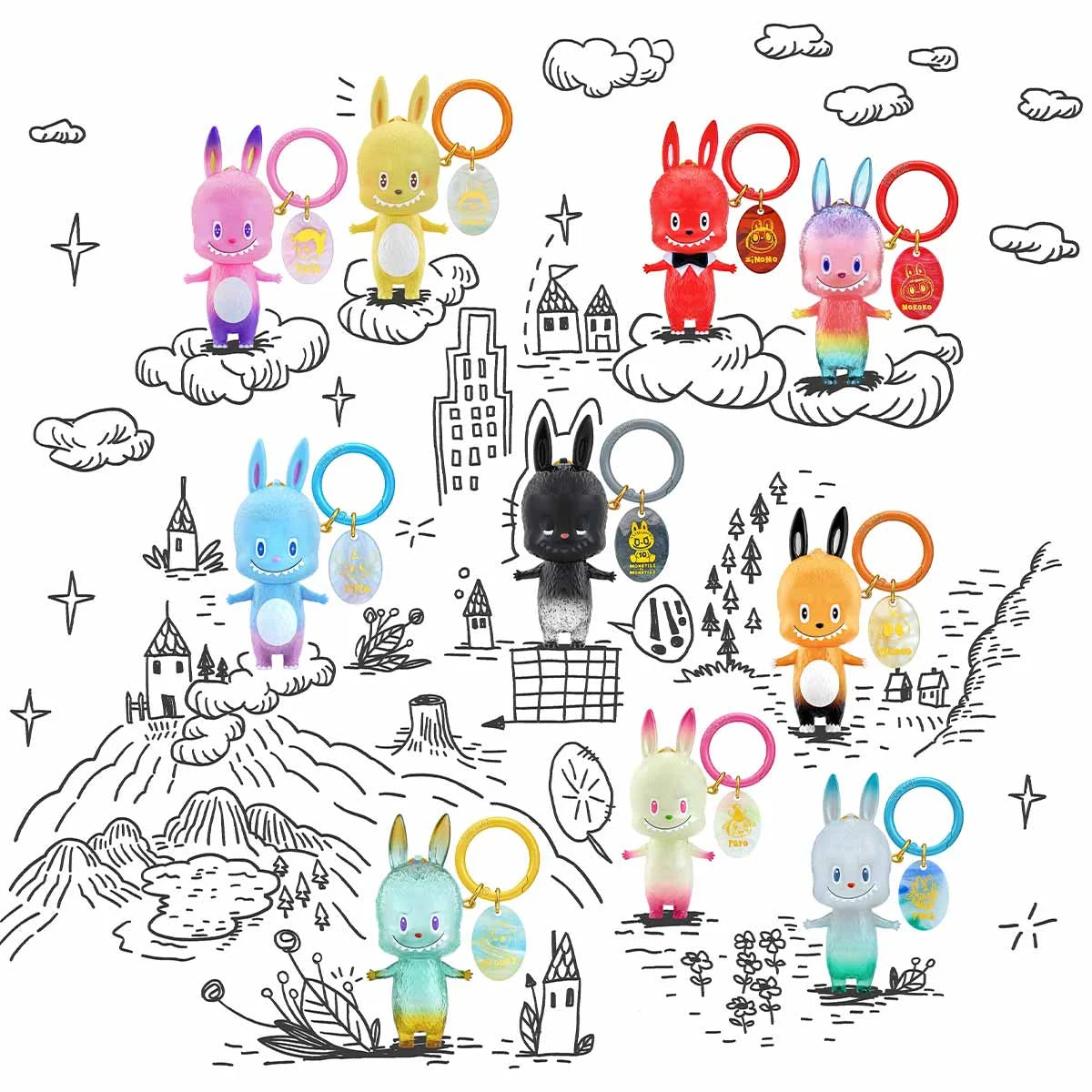 The Monsters 10. Jubiläumsserie Figuren Blindbox