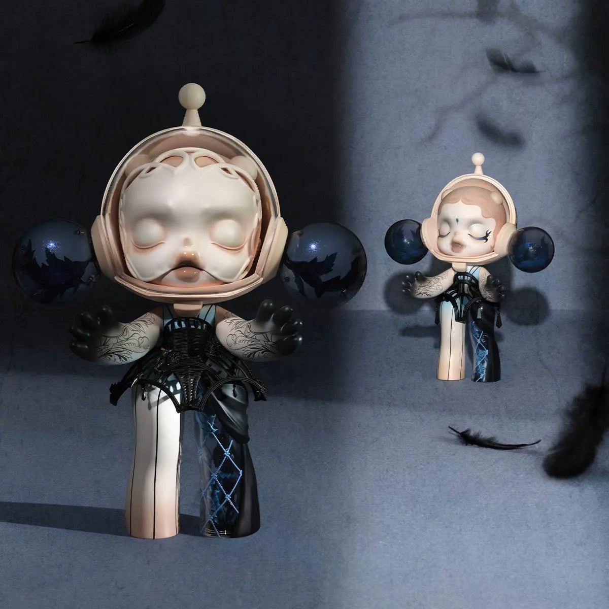 MEGA SKULLPANDA 400% Guo Pei Alternatives Universum