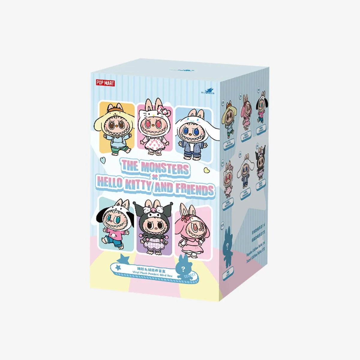 The Monsters × Hello Kitty and Friends Serie-Vinyl Plüsch Anhänger Blind Box