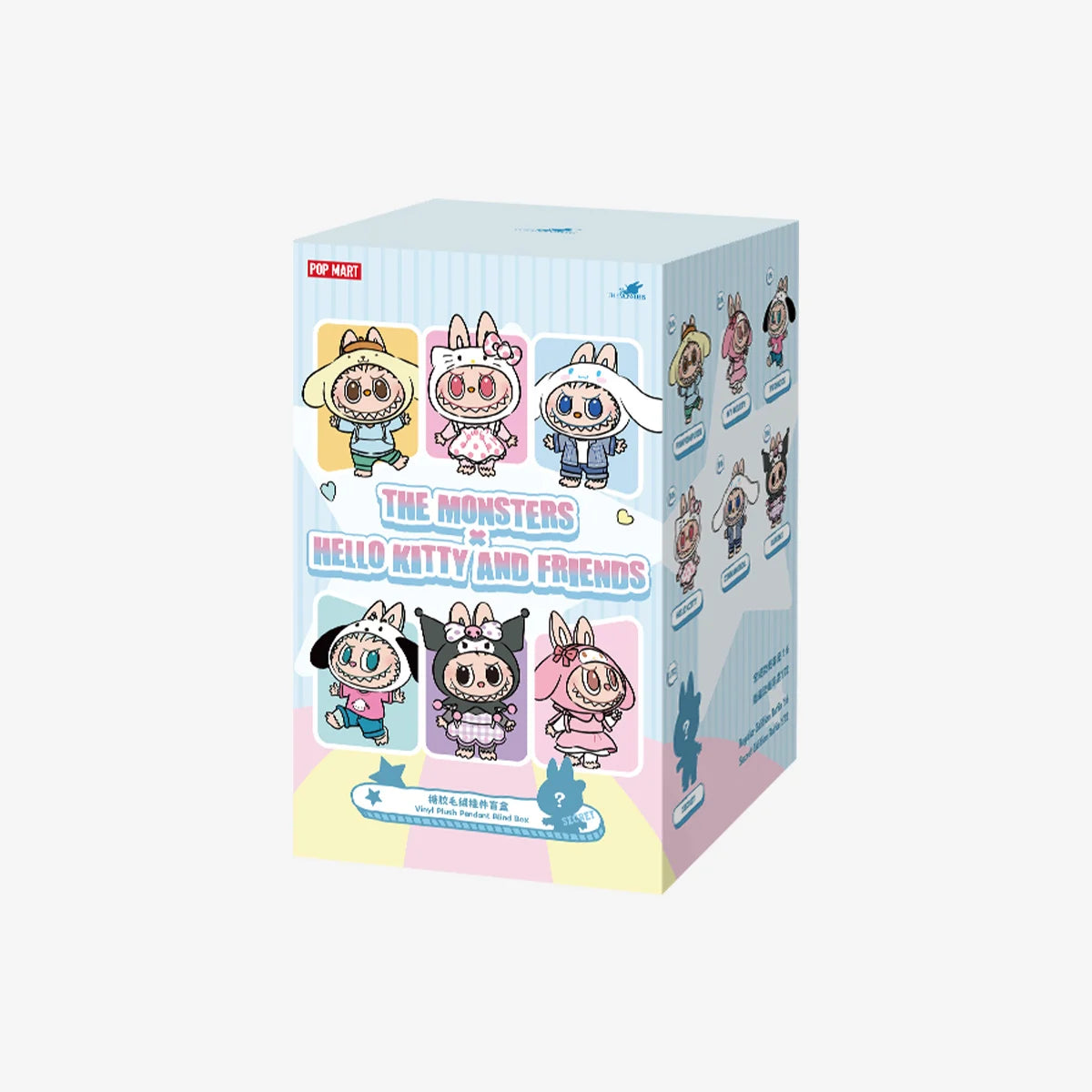 The Monsters × Hello Kitty and Friends Serie-Vinyl Plüsch Anhänger Blind Box