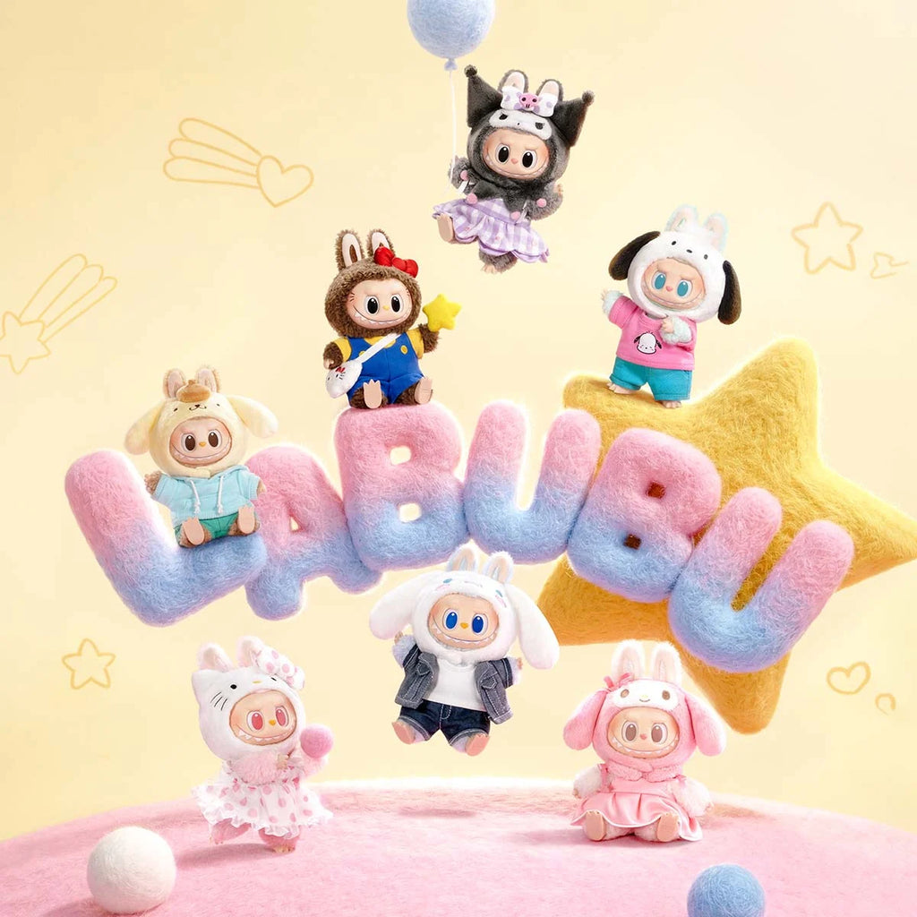 The Monsters × Hello Kitty and Friends Serie-Vinyl Plüsch Anhänger Blind Box